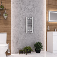 Eastbrook Wendover Vertical Straight Heated Towel Rail - White