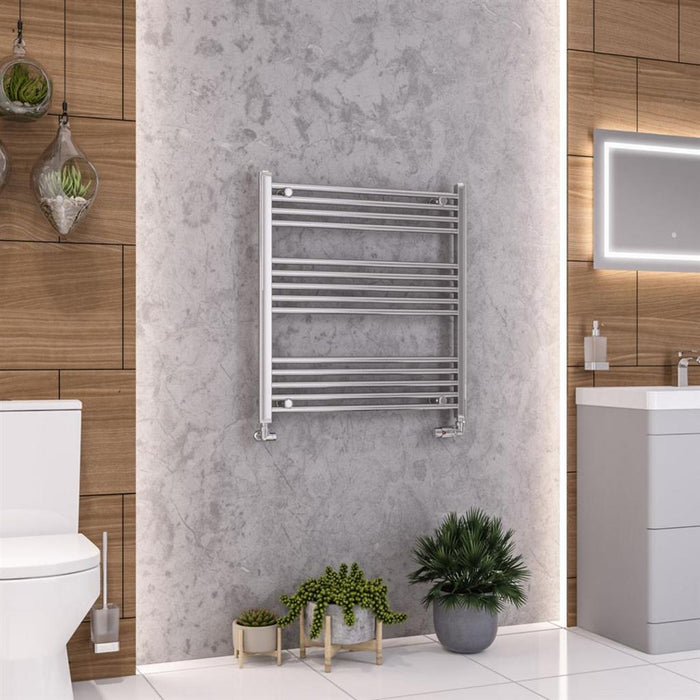 Eastbrook Wendover Vertical Straight Heated Towel Rail - Chrome
