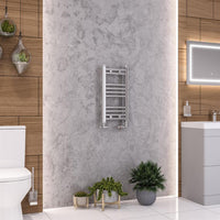 Eastbrook Wendover Vertical Straight Heated Towel Rail - Chrome