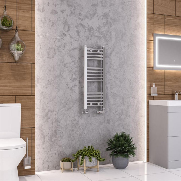 Eastbrook Wendover Vertical Straight Heated Towel Rail - Chrome
