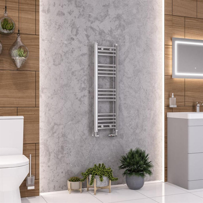 Eastbrook Wendover Vertical Straight Heated Towel Rail - Chrome