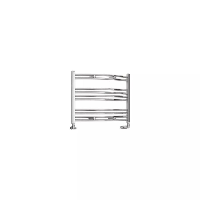 Eastbrook Wendover Vertical Curved Heated Towel Rail - Chrome