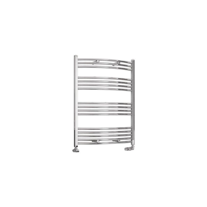 Eastbrook Wendover Vertical Curved Heated Towel Rail - Chrome