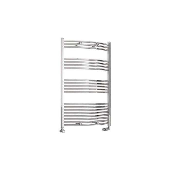 Eastbrook Wendover Vertical Curved Heated Towel Rail - Chrome