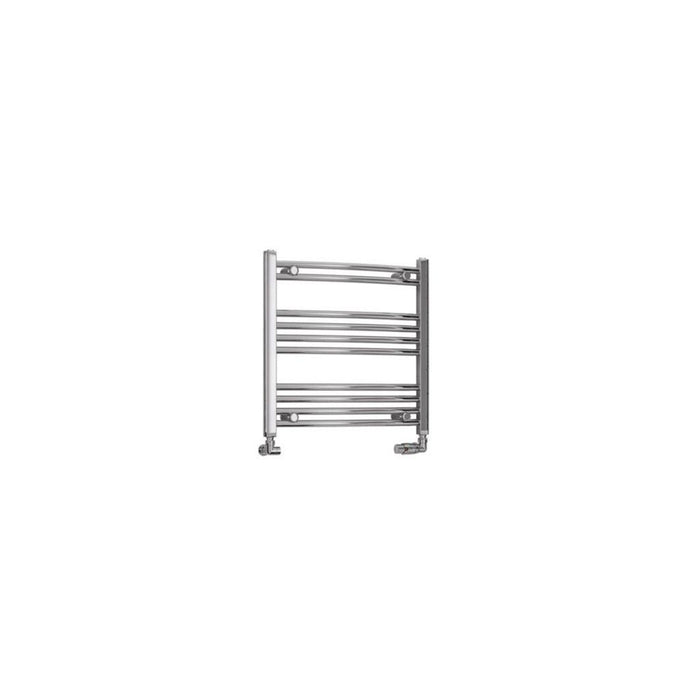 Eastbrook Wendover Vertical Curved Heated Towel Rail - Chrome