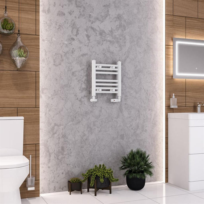 Eastbrook Wendover Horizontal Straight Heated Towel Rail - White