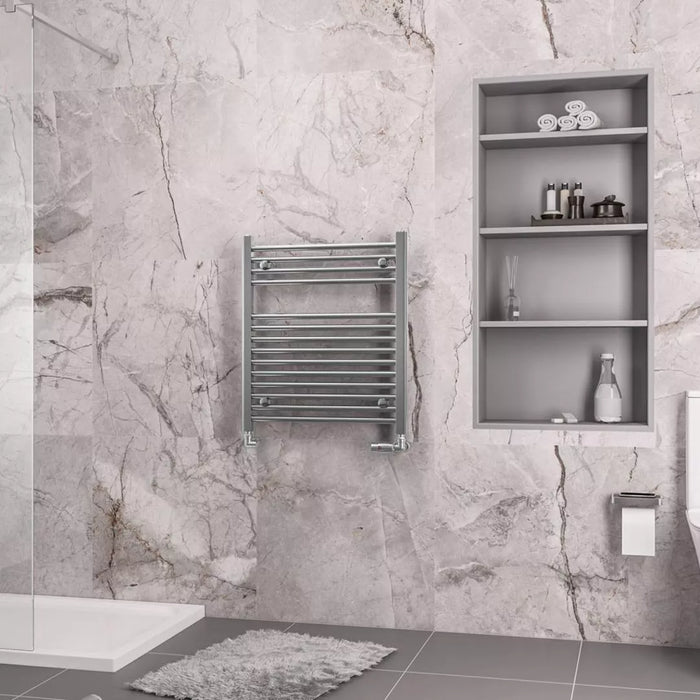 Eastbrook Biava Multirail Vertical Straight Heated Towel Rail - Chrome