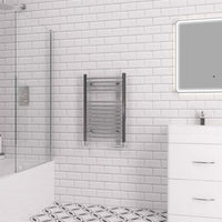 Eastbrook Biava Multirail Vertical Curved Heated Towel Rail - Chrome