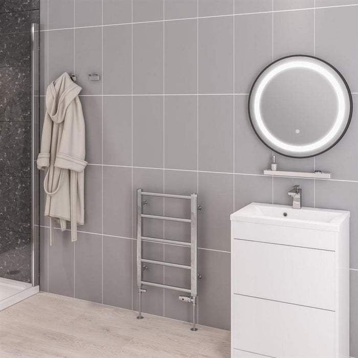 Eastbrook Tuscan Multirail Vertical Straight Heated Towel Rail - Chrome