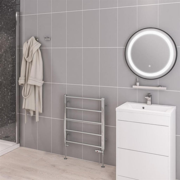 Eastbrook Tuscan Multirail Vertical Straight Heated Towel Rail - Chrome