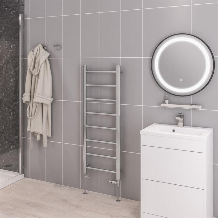 Eastbrook Tuscan Multirail Vertical Straight Heated Towel Rail - Chrome