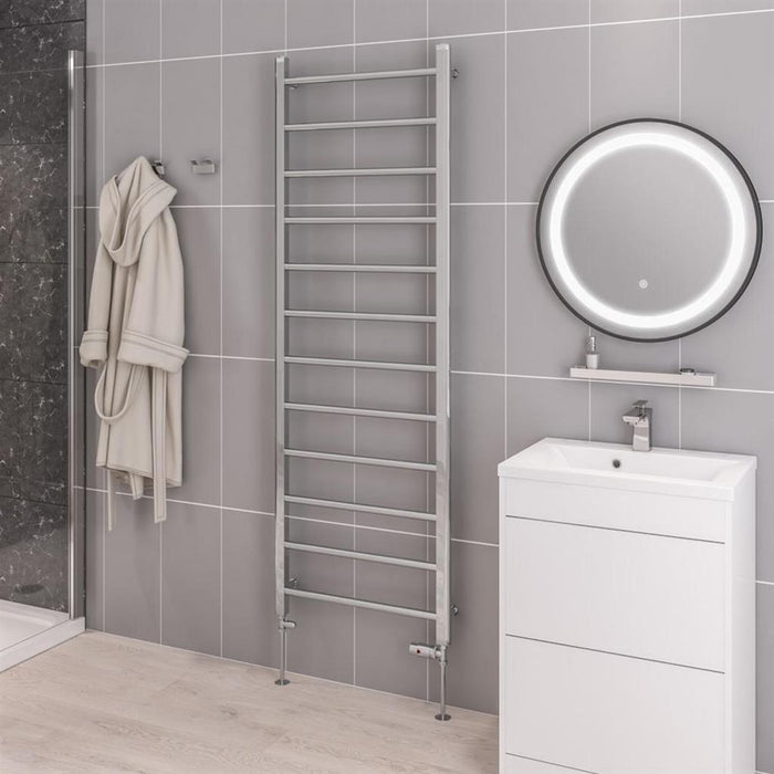 Eastbrook Tuscan Multirail Vertical Straight Heated Towel Rail - Chrome