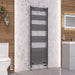 Eastbrook Wendover Vertical Straight Heated Towel Rail