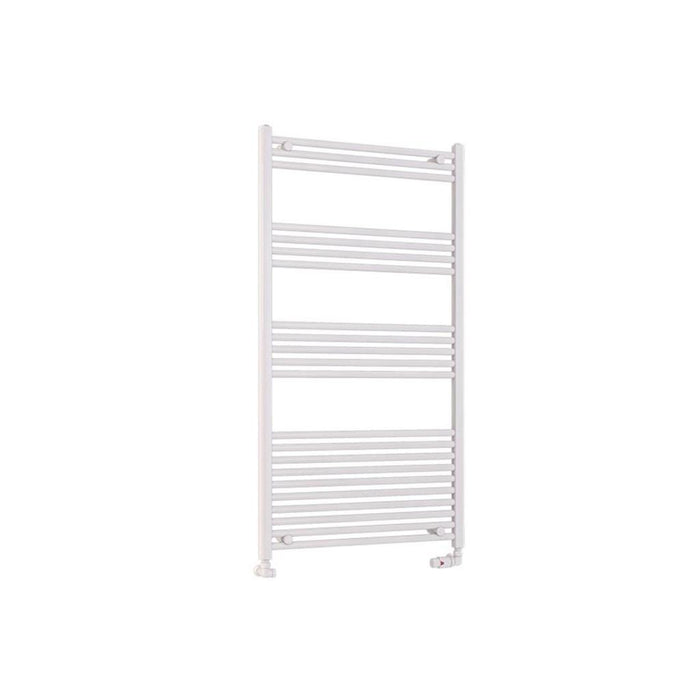 Eastbrook Wendover Vertical Straight Heated Towel Rail - White