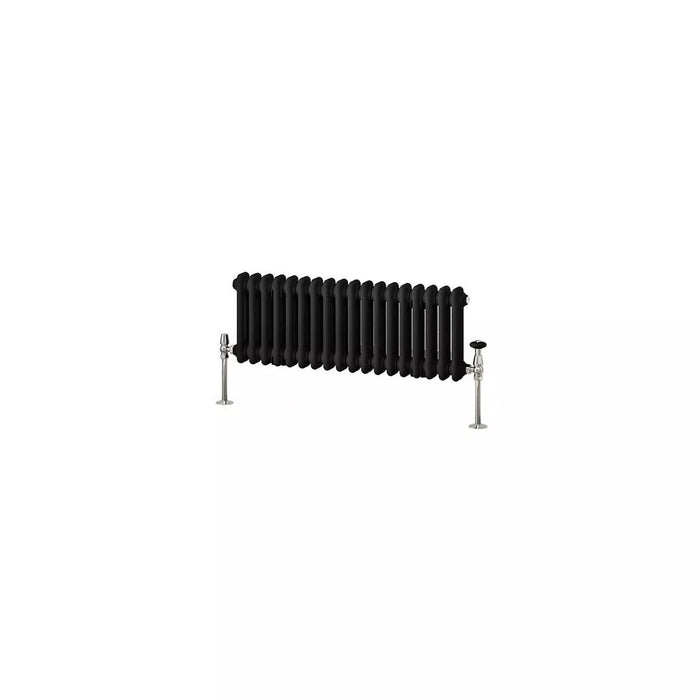 Eastbrook Imperia Horizontal 2 Column Radiator - Matt Black