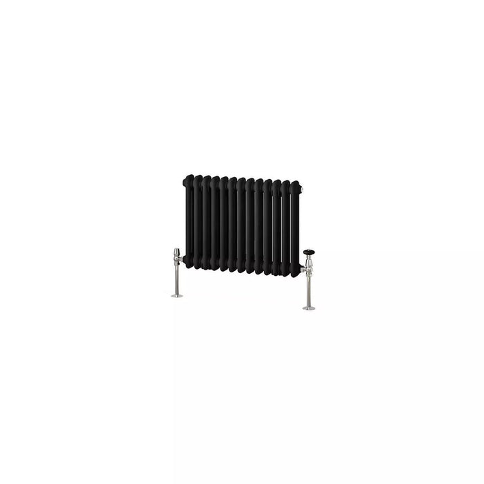 Eastbrook Imperia Horizontal 2 Column Radiator - Matt Black