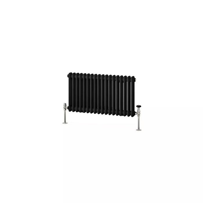 Eastbrook Imperia Horizontal 2 Column Radiator - Matt Black