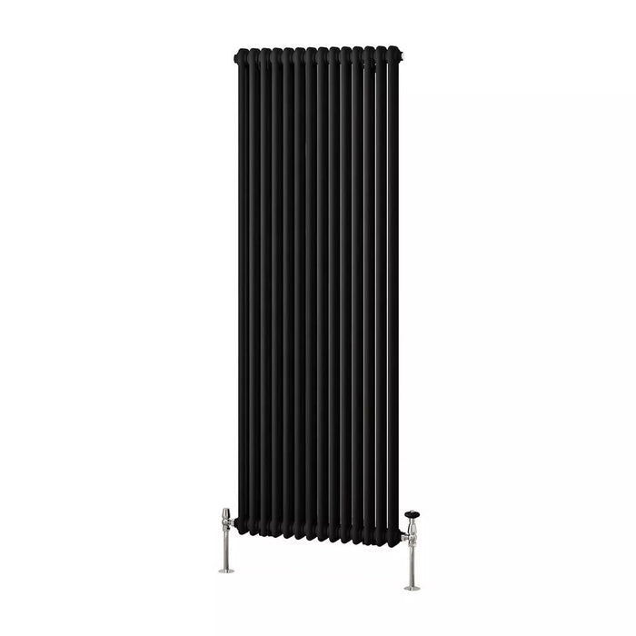 Eastbrook Imperia Vertical 2 Column Radiator - Matt Black