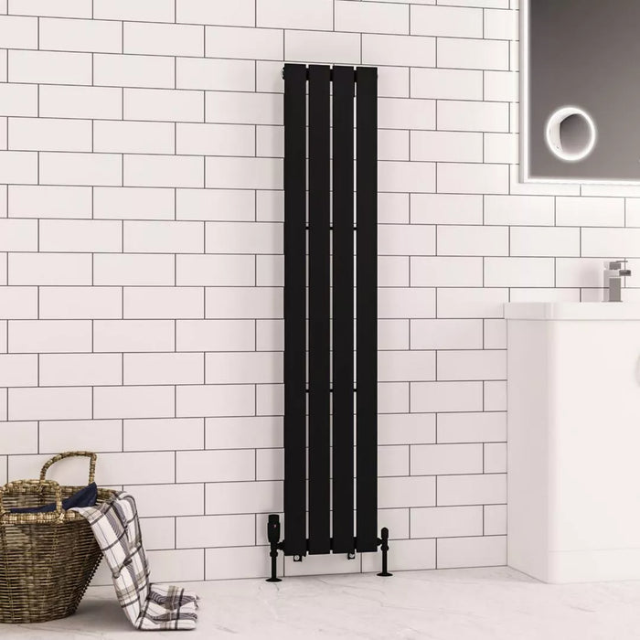 Eastbrook Warrington Type 10 Vertical Designer Radiator Matt Black