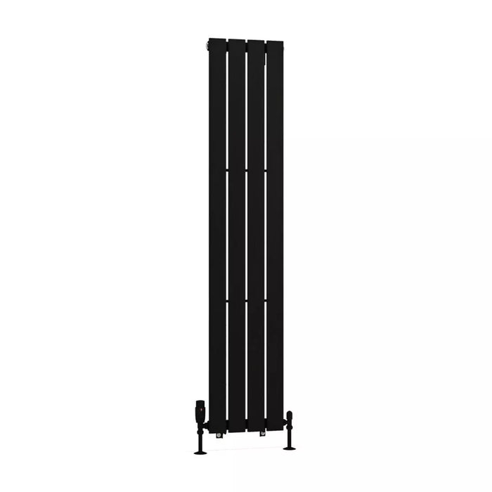 Eastbrook Warrington Type 10 Vertical Designer Radiator Matt Black