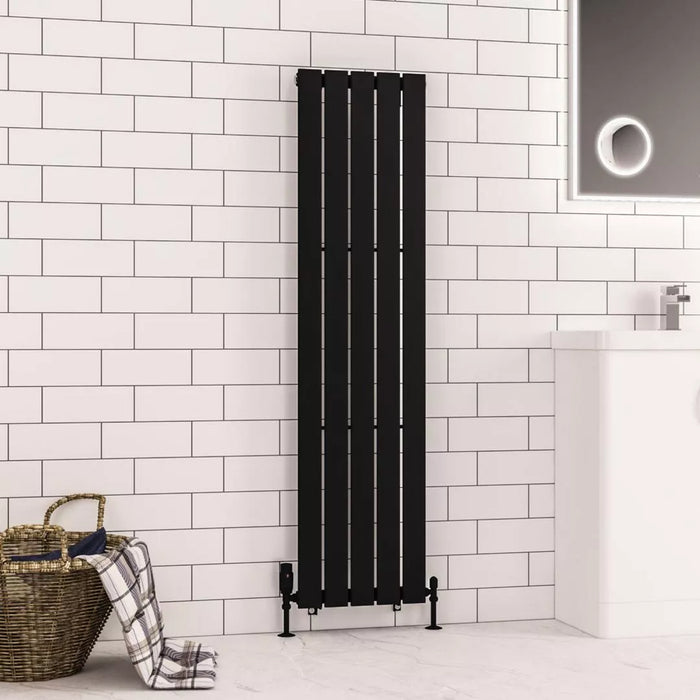 Eastbrook Warrington Type 10 Vertical Designer Radiator Matt Black