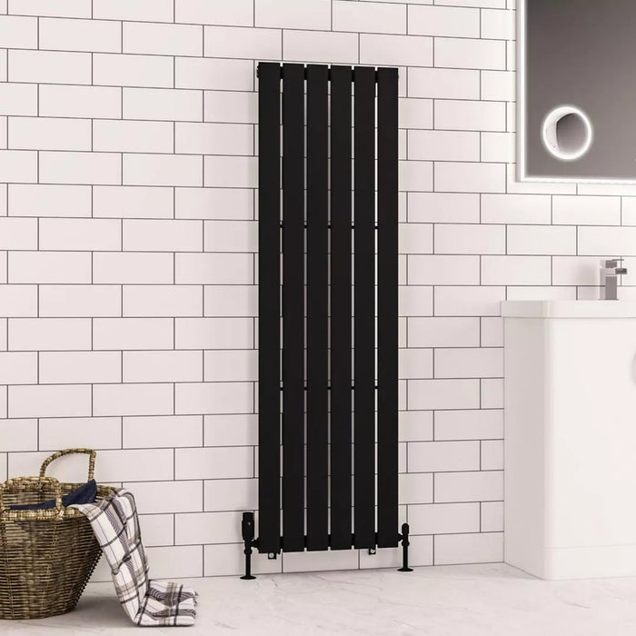 Eastbrook Warrington Type 10 Vertical Designer Radiator Matt Black