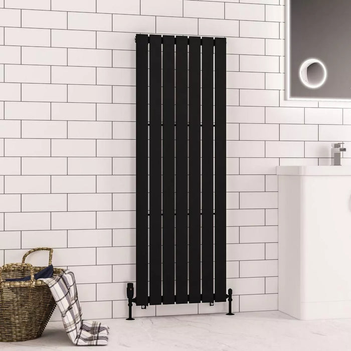 Eastbrook Warrington Type 10 Vertical Designer Radiator Matt Black