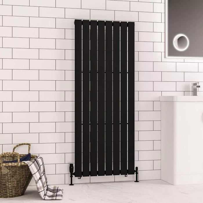 Eastbrook Warrington Type 10 Vertical Designer Radiator Matt Black