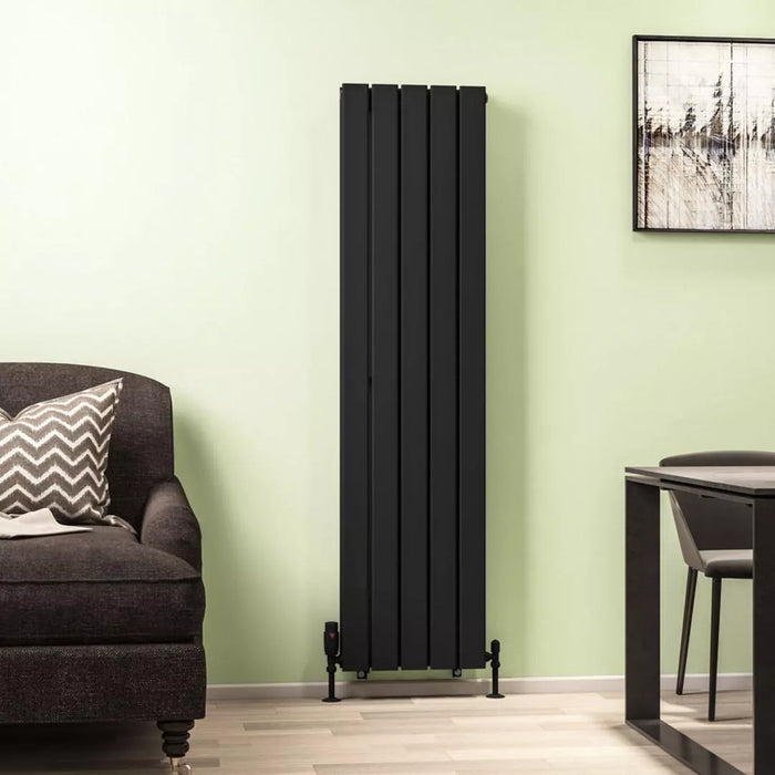 Eastbrook Warrington Type 20 Vertical Designer Radiator Matt Black