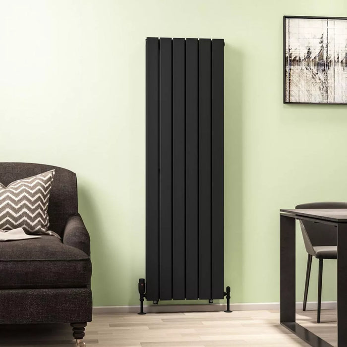 Eastbrook Warrington Type 20 Vertical Designer Radiator Matt Black