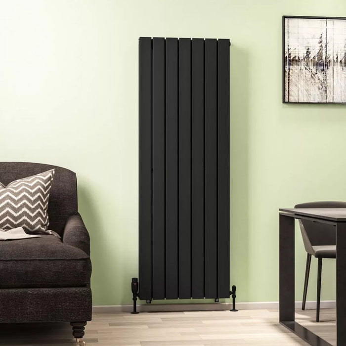 Eastbrook Warrington Type 20 Vertical Designer Radiator Matt Black