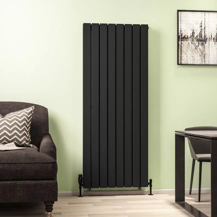 Eastbrook Warrington Type 20 Vertical Designer Radiator Matt Black