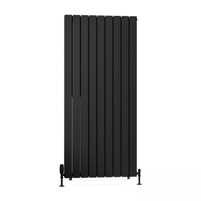 Eastbrook Warrington Type 20 Vertical Designer Radiator Matt Black