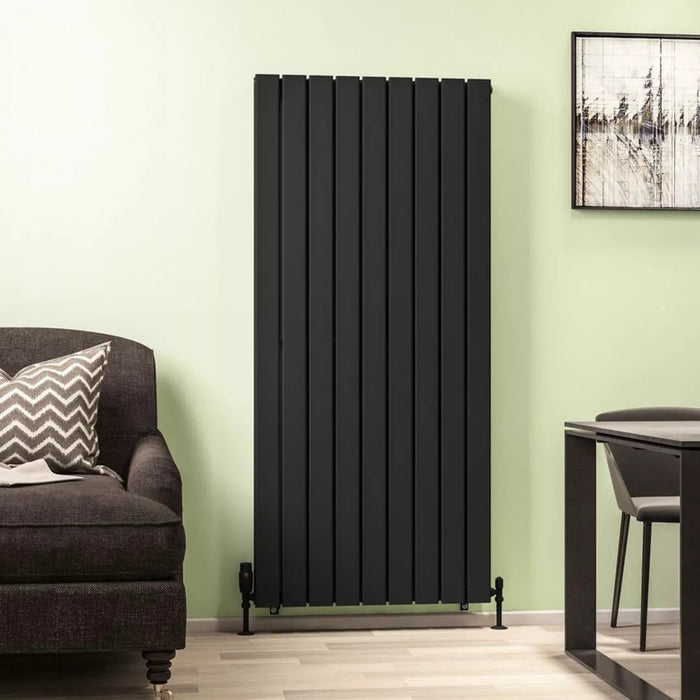 Eastbrook Warrington Type 20 Vertical Designer Radiator Matt Black