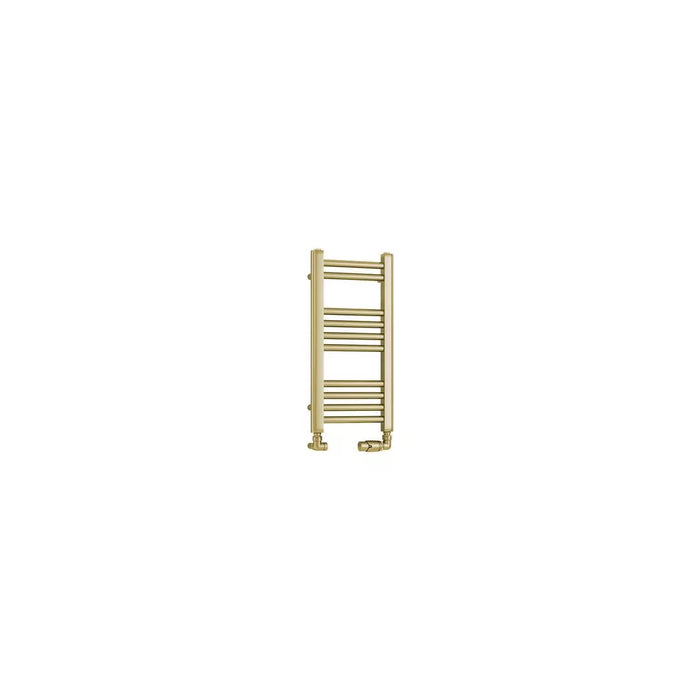 Eastbrook Wendover Straight Heated Towel Rail - Brushed Brass