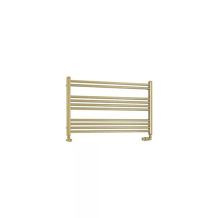 Eastbrook Wendover Straight Heated Towel Rail - Brushed Brass