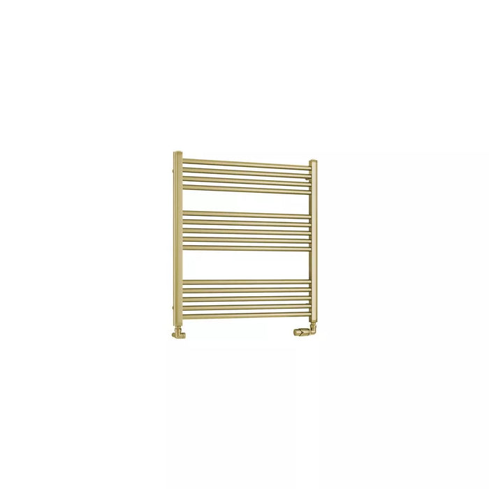 Eastbrook Wendover Straight Heated Towel Rail - Brushed Brass