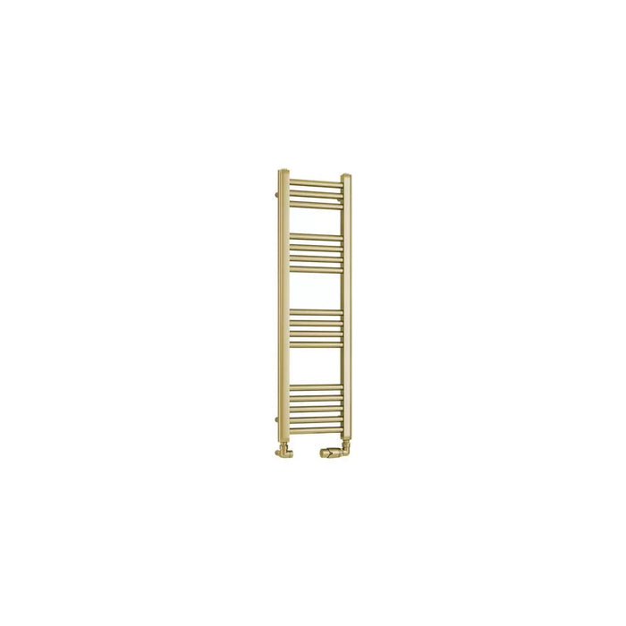Eastbrook Wendover Straight Heated Towel Rail - Brushed Brass