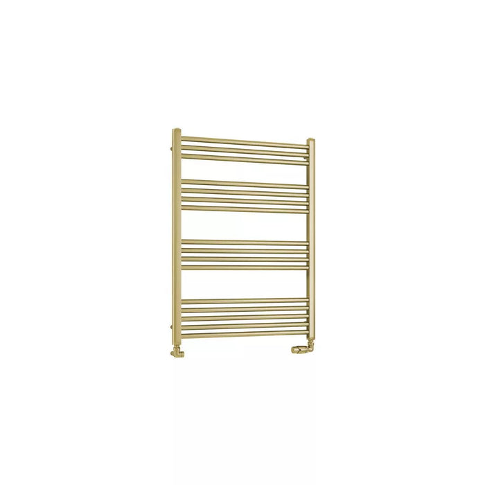 Eastbrook Wendover Straight Heated Towel Rail - Brushed Brass