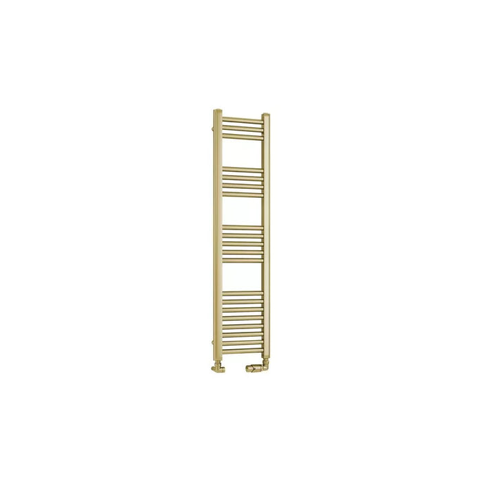 Eastbrook Wendover Straight Heated Towel Rail - Brushed Brass