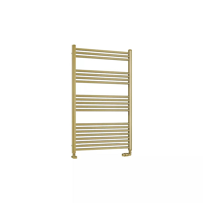 Eastbrook Wendover Straight Heated Towel Rail - Brushed Brass
