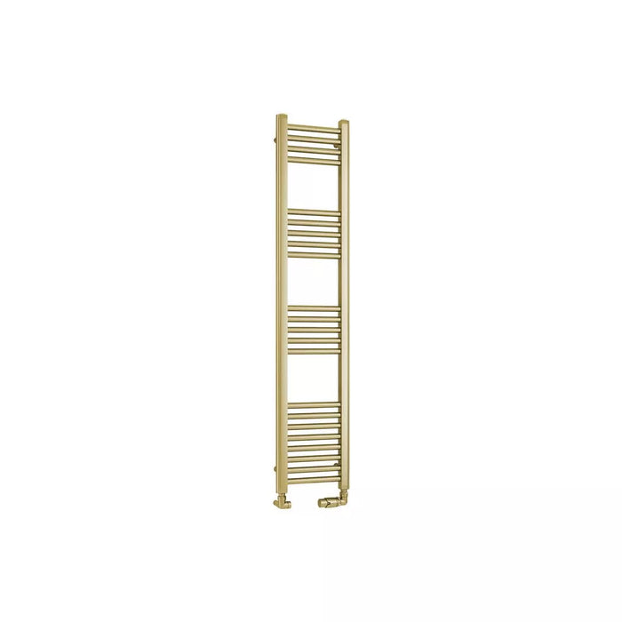 Eastbrook Wendover Straight Heated Towel Rail - Brushed Brass