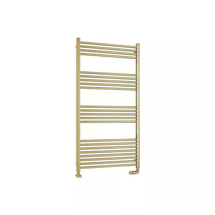 Eastbrook Wendover Straight Heated Towel Rail - Brushed Brass
