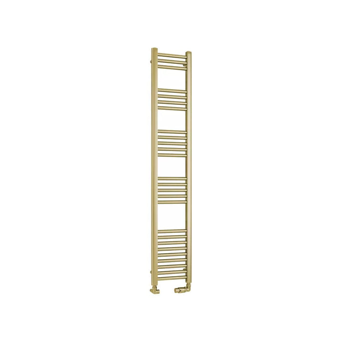 Eastbrook Wendover Straight Heated Towel Rail - Brushed Brass