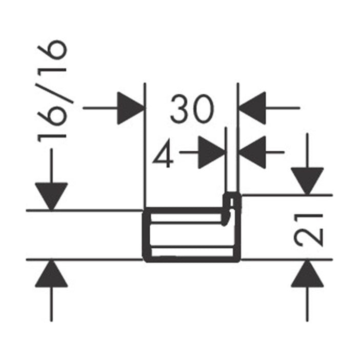 Hansgrohe AddStoris Robe Hook