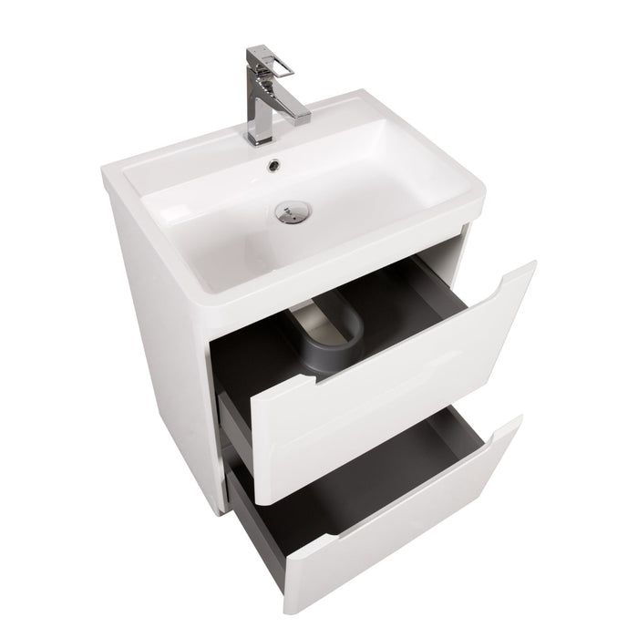 Tailored Monza 2 Drawer Floorstanding Vanity Unit with Basin