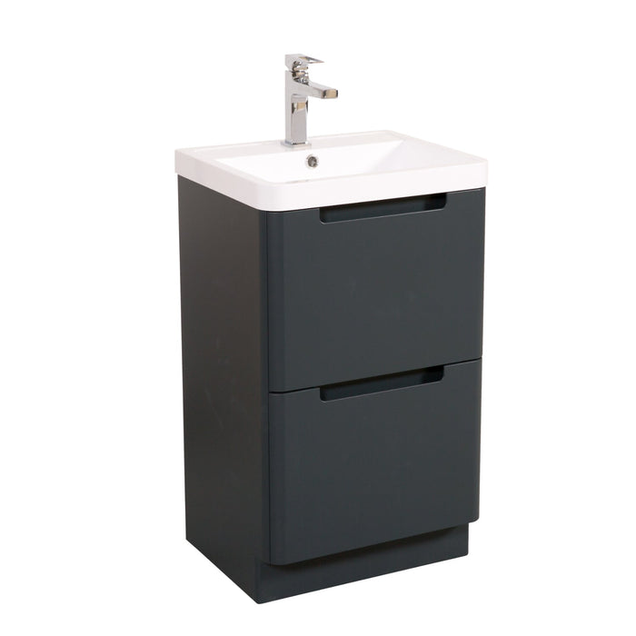 Tailored Monza 2 Drawer Floorstanding Vanity Unit with Basin