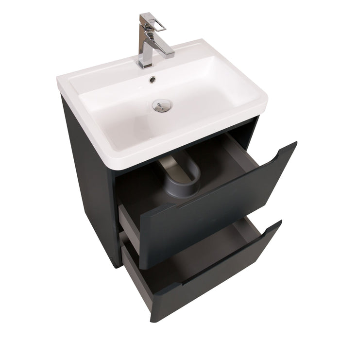 Tailored Monza 2 Drawer Floorstanding Vanity Unit with Basin