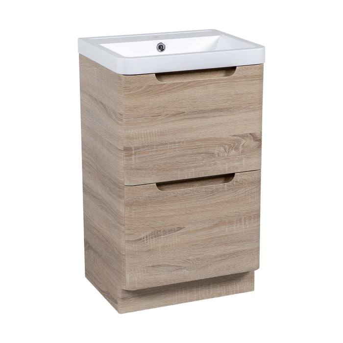 Tailored Monza 2 Drawer Floorstanding Vanity Unit with Basin