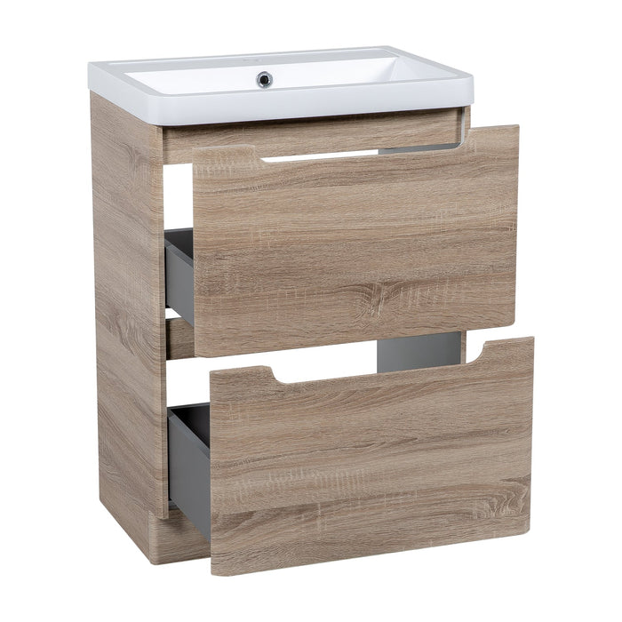 Tailored Monza 2 Drawer Floorstanding Vanity Unit with Basin